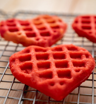 Keto Heart Shaped Waffles