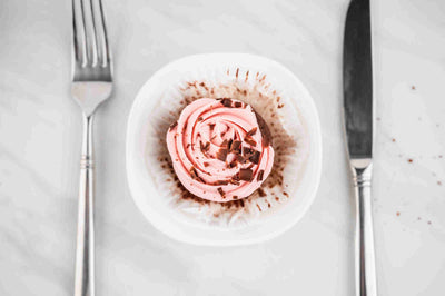 Keto Chocolate Cupcake with Raspberry Buttercream
