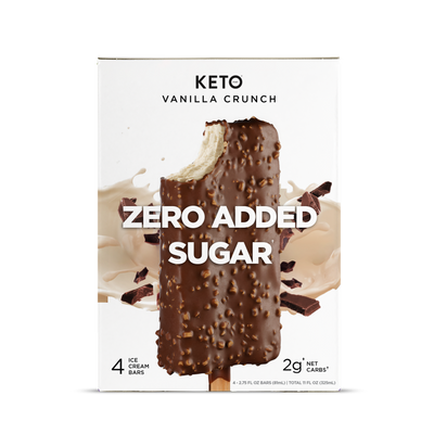 Zero Added Sugar Ice Cream Bars - Vanilla Crunch