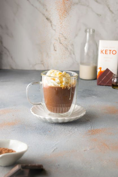 Keto Salted Caramel Hot Chocolate