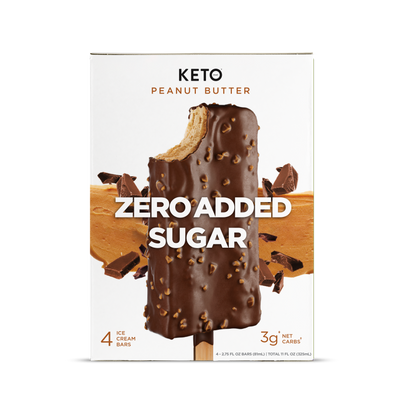 Zero Added Sugar Ice Cream Bars - Peanut Butter