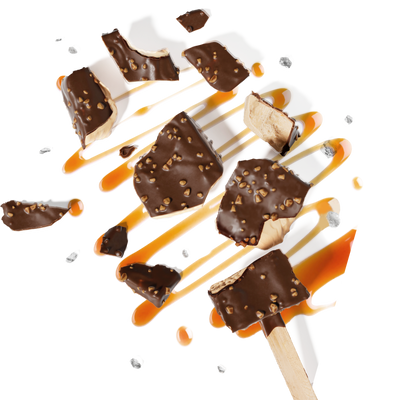 Zero Added Sugar Ice Cream Bars - Salted Caramel Almond