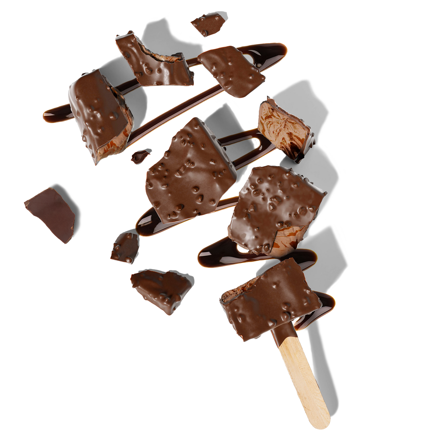 Zero Added Sugar Ice Cream Bars - Triple Chocolate Caramel 12 Pack