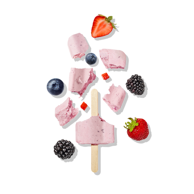 Zero Added Sugar Cream Bars - Triple Berry