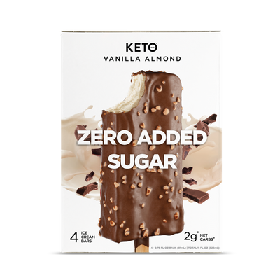 Zero Added Sugar Ice Cream Bars - Vanilla Almond