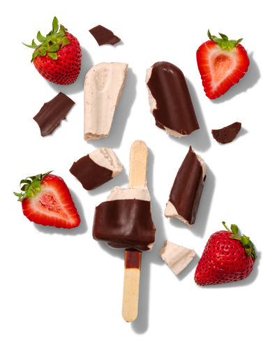 Keto Pint Strawberry Ice Cream Bars - Zero Sugar Added