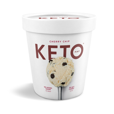 Keto Pint Cherry Chip Ice Cream - Zero Sugar Added