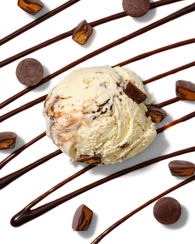 Keto Pint Peanut Butter Fudge Swirl Ice Cream - Zero Sugar Added